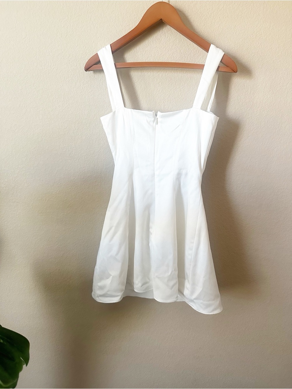 House of CB Adriana Ivory Satin And Lace Mini Dress S Plus Cup - Picture 3 of 12